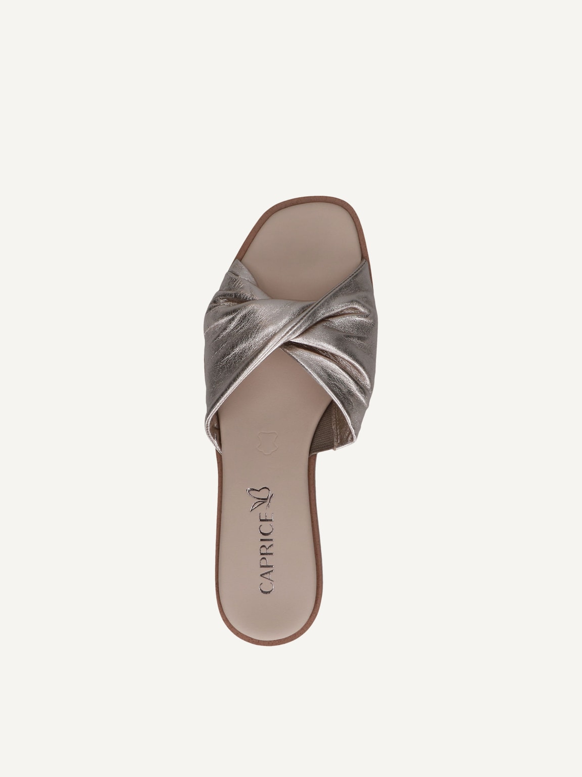 Caprice, Leather Mule - brown TAUPE METALLIC, image 6 of 6