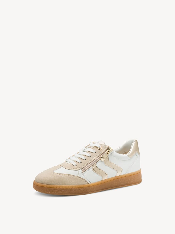 Marco Tozzi, Sneaker - gold WHITE/GOLD