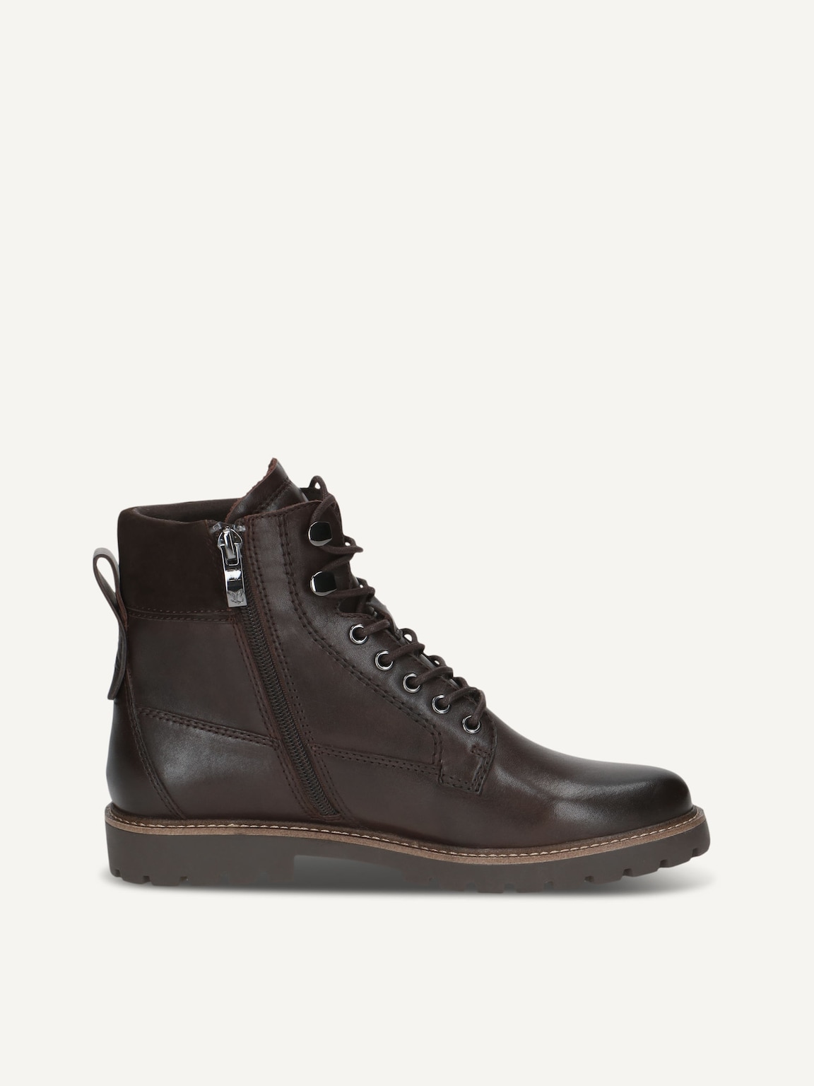 Caprice, Leather Bootie - brown DK BROWN COMB, image 3 of 5