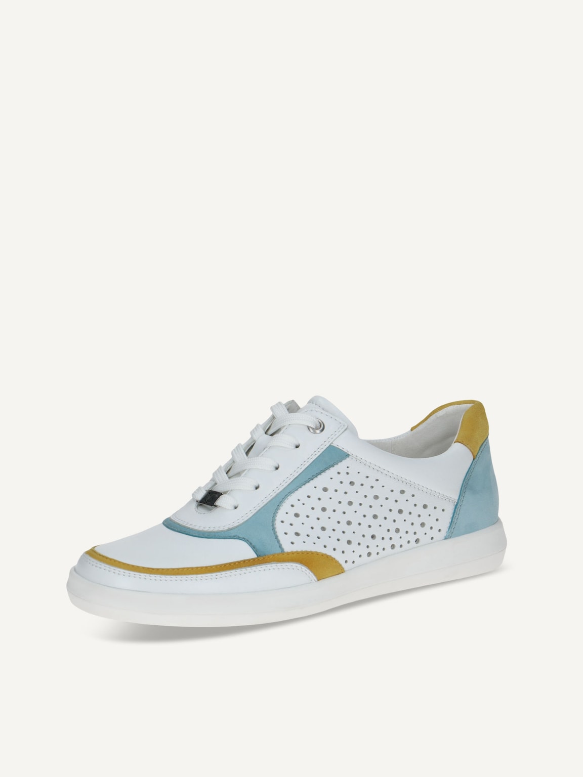 Caprice, Leather Sneaker - white WHITE MULTI, image 1 of 5