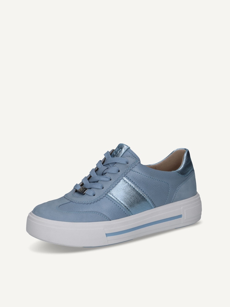 Caprice, Basket en cuir - bleu BLUE COMB, image 3 sur 6