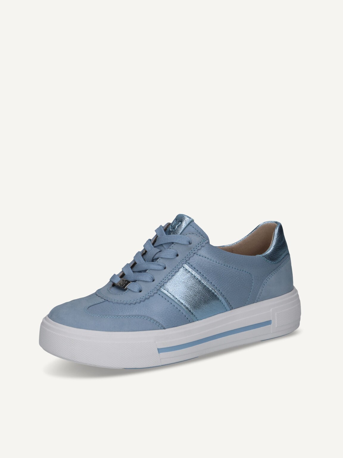 Caprice, Leather Sneaker - blue BLUE COMB, image 1 of 6
