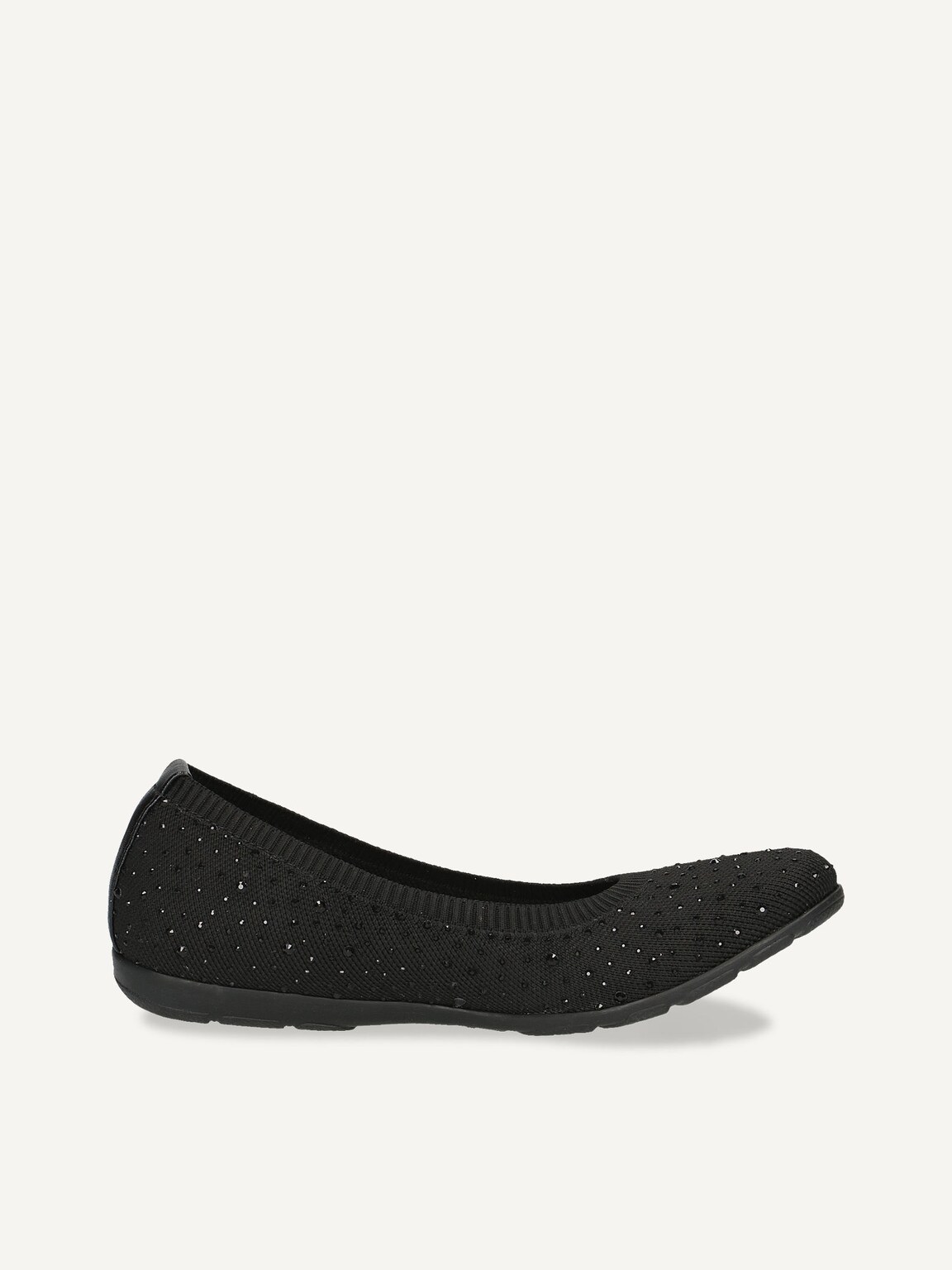 Caprice, Ballerina - black BLACK KNIT, image 3 of 5