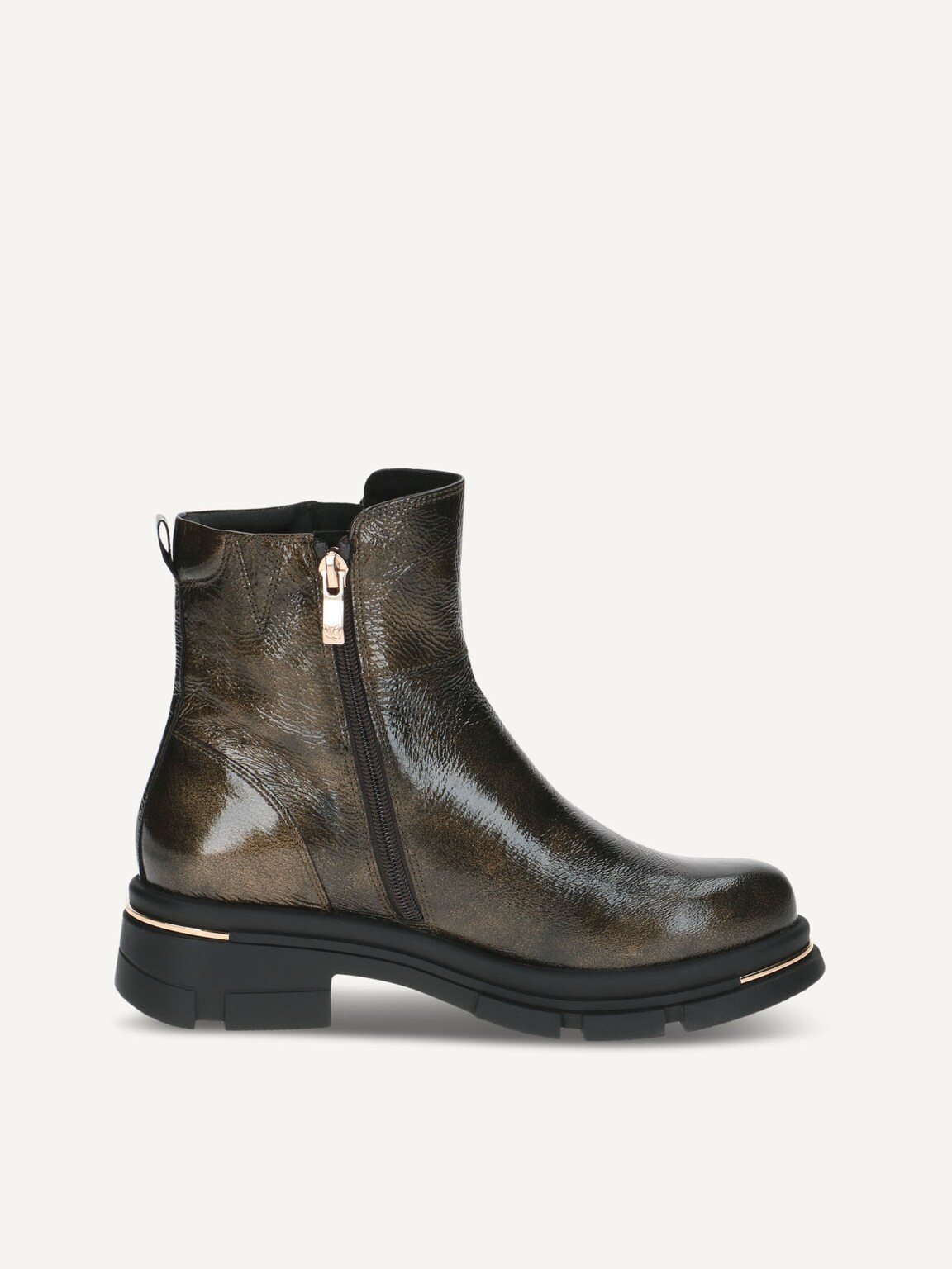 Caprice, Leather Bootie - brown RUST NAPLAK, image 3 of 5