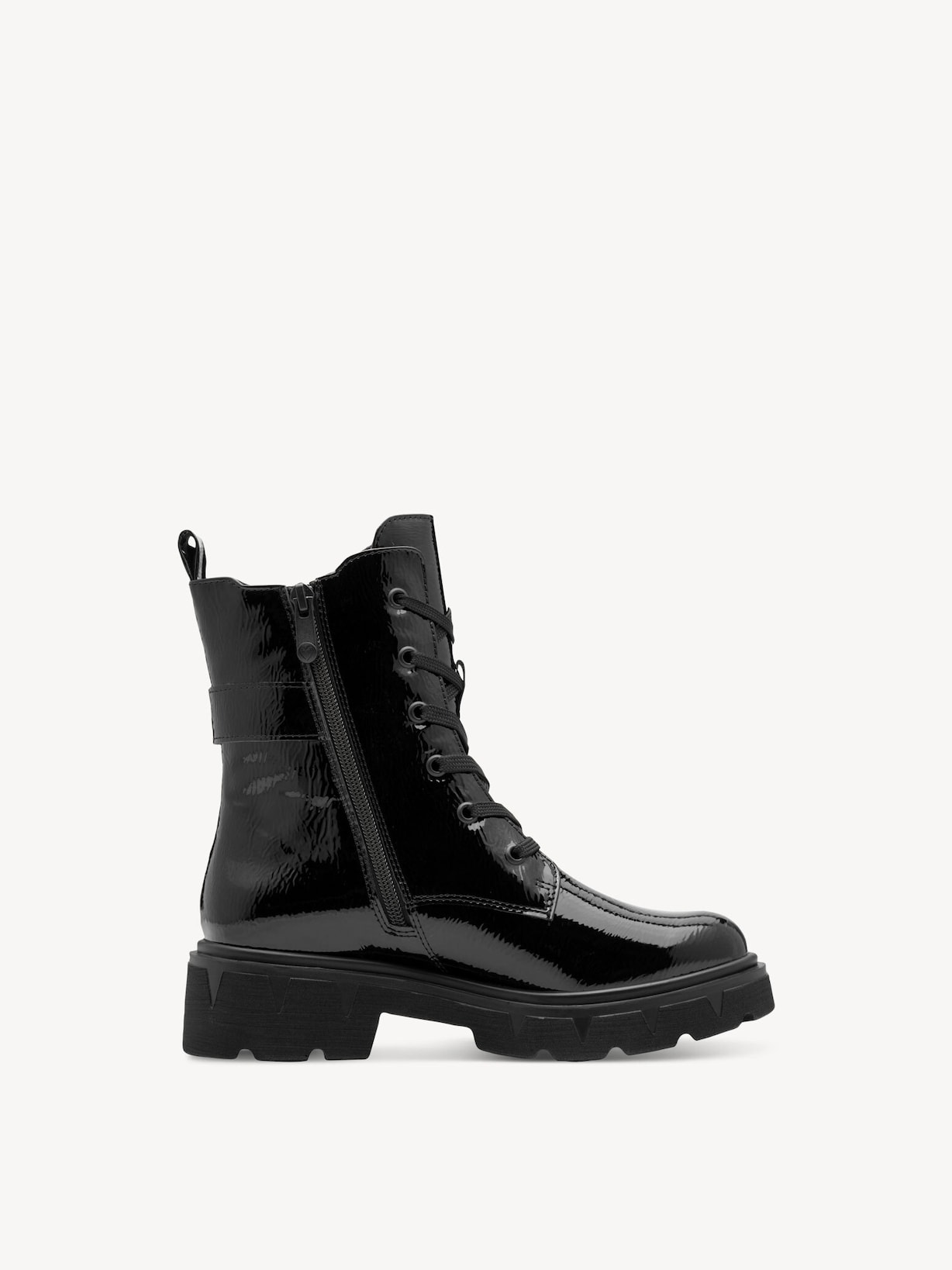 Marco Tozzi, Kotníčková obuv - černá BLACK PATENT, obrázek 7 z 7