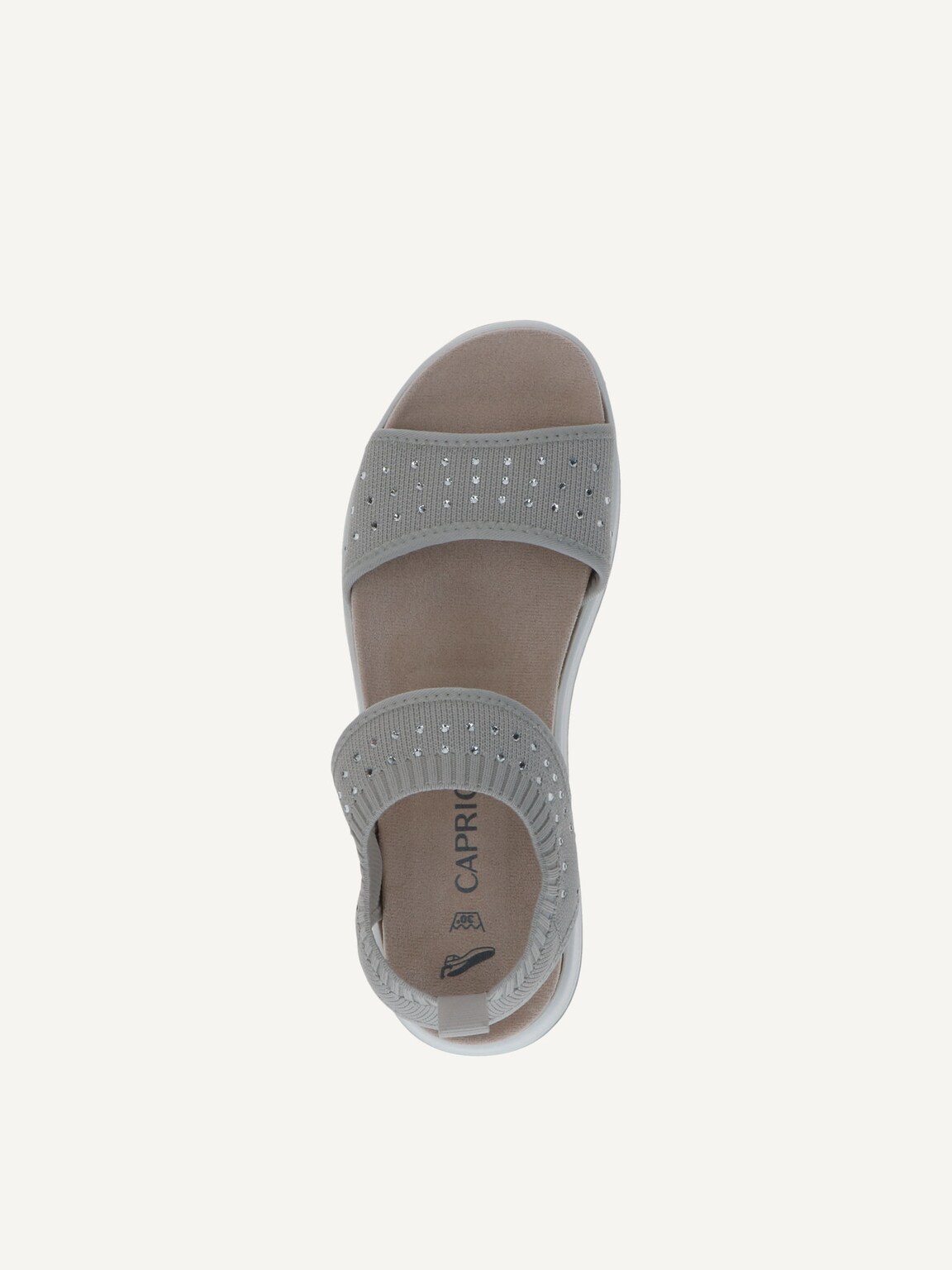 Caprice, Sandal - grey LT GREY KNIT, image 5 of 5