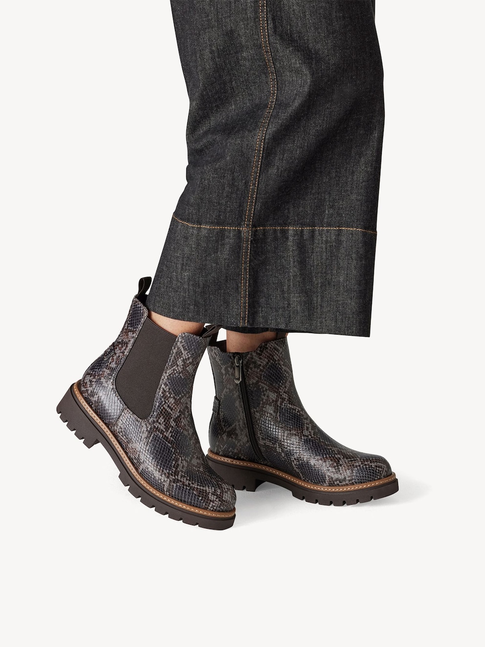 Marco Tozzi, Chelsea Boot - braun CAFE STRUCTURE, Bild 2 von 7