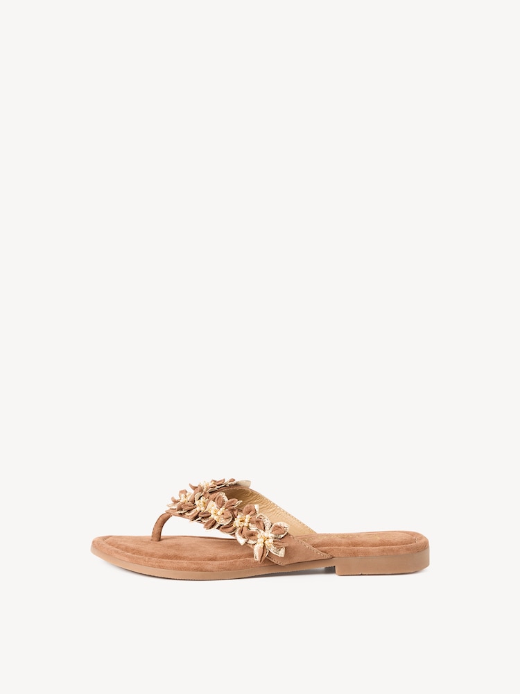 Marco Tozzi, Leather Toe separators - brown TAN COMB, image 3 of 7