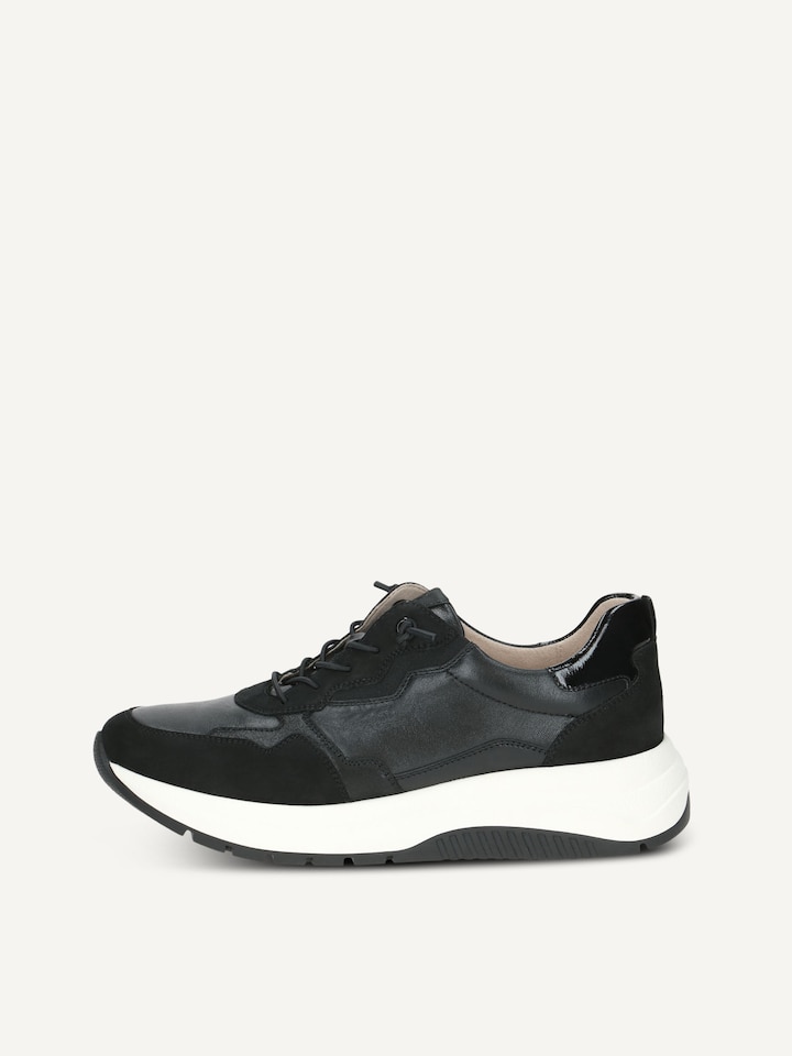 Caprice, Basket en cuir - noir BLACK COMB