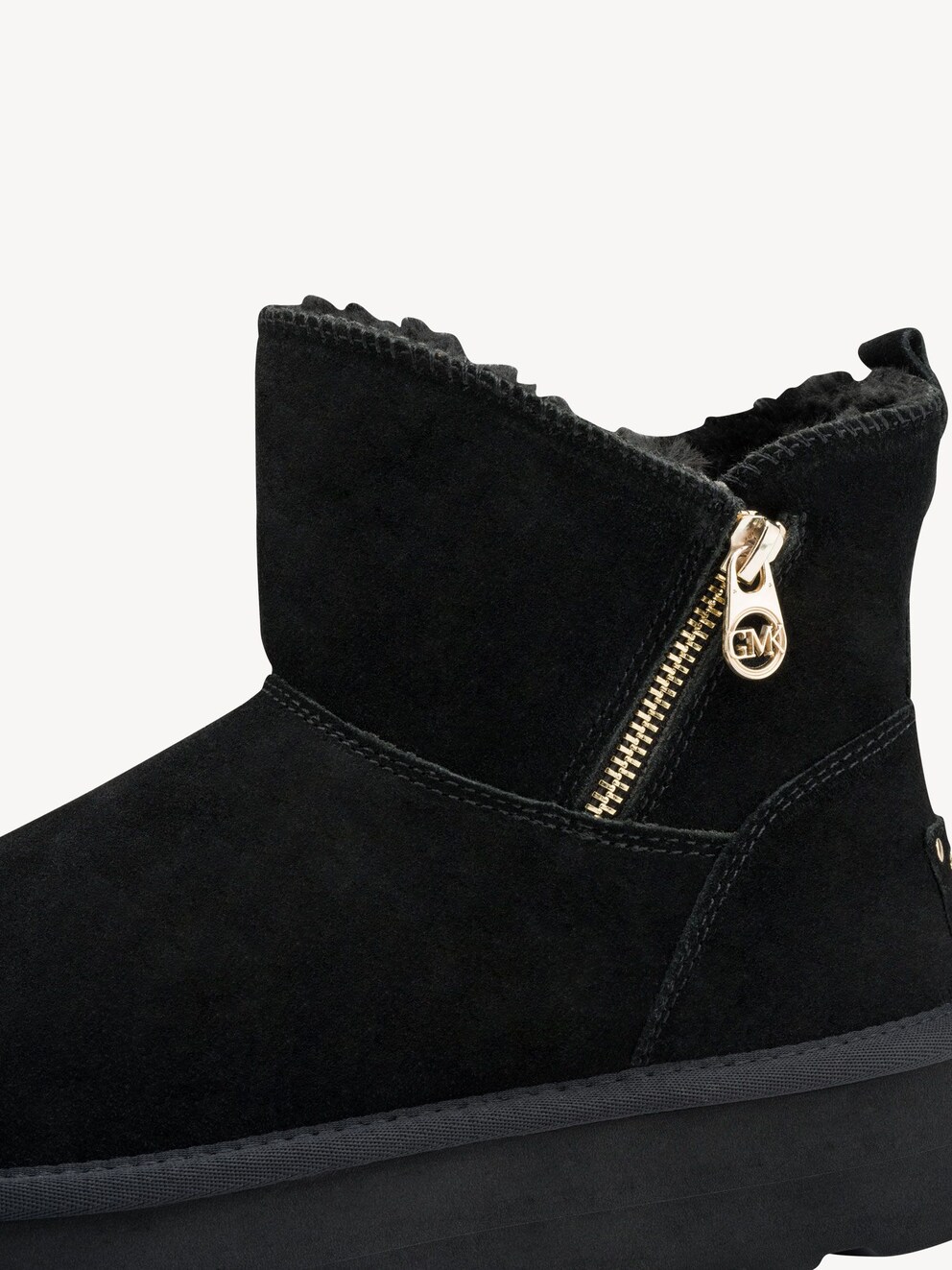 Marco Tozzi, Lederstiefelette - schwarz Warmfutter BLACK, Bild 4 von 6