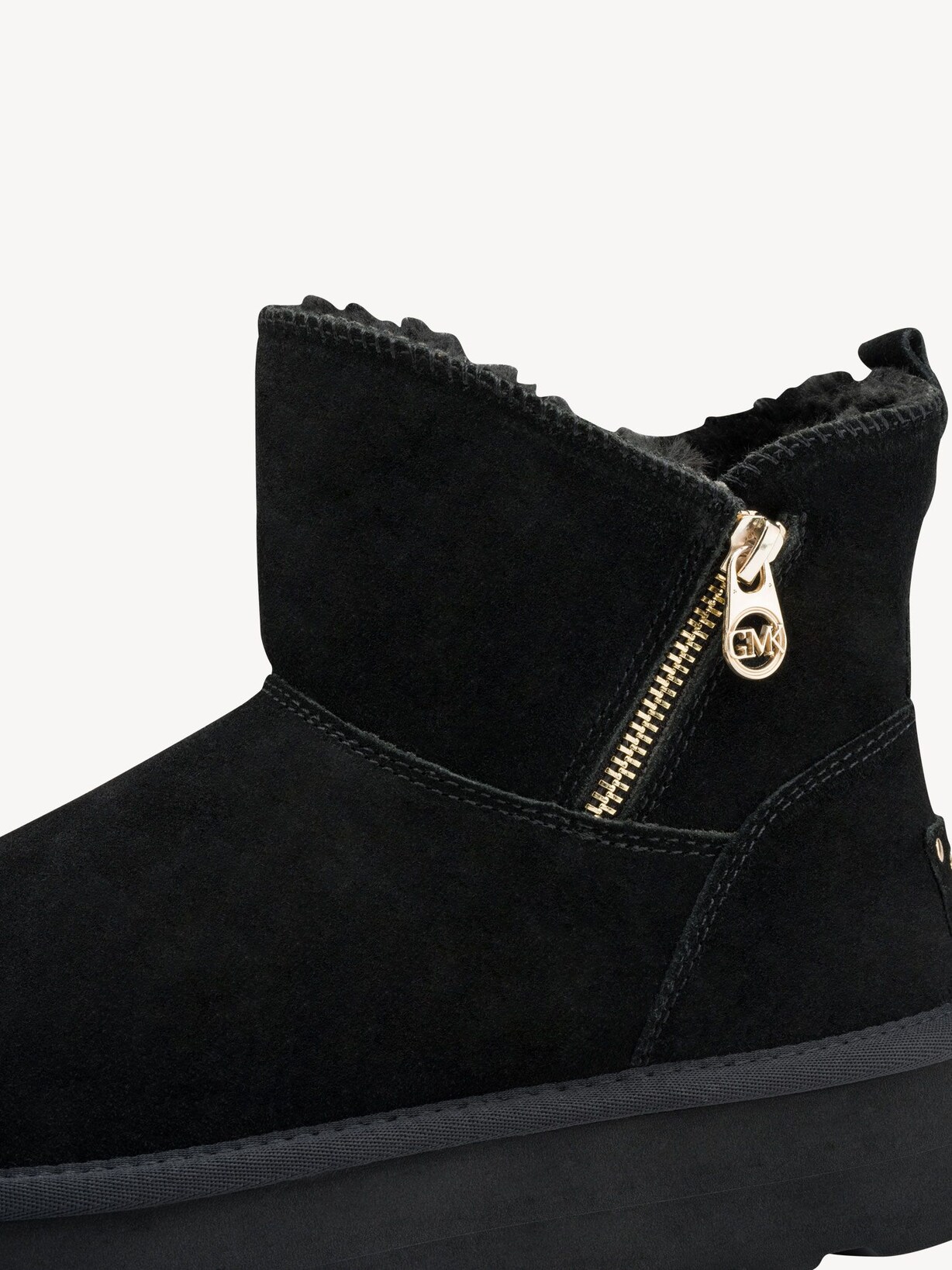 Marco Tozzi, Lederstiefelette - schwarz Warmfutter BLACK, Bild 4 von 6