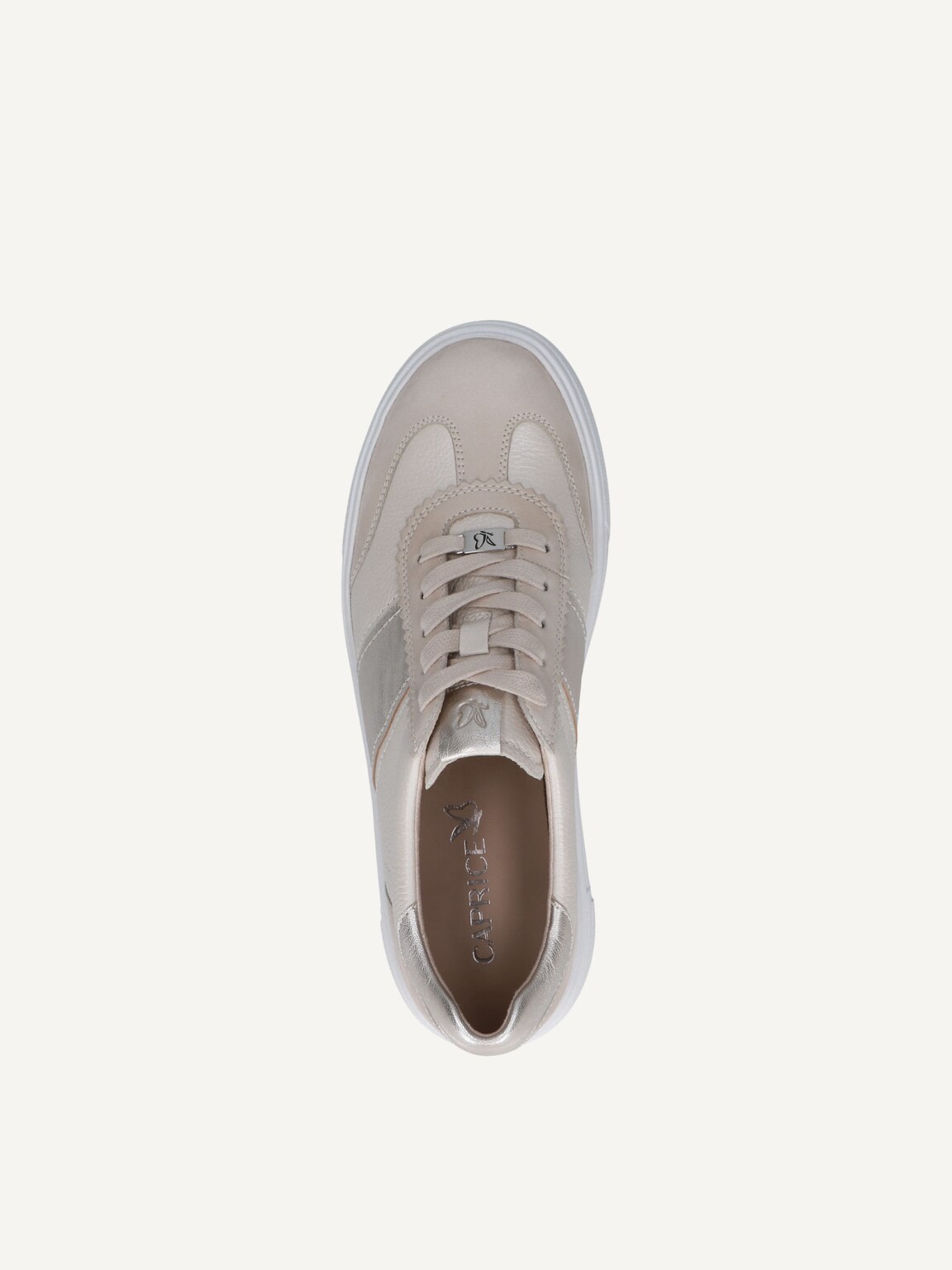 Caprice, Leather Sneaker - white SNOW COMB, image 5 of 5