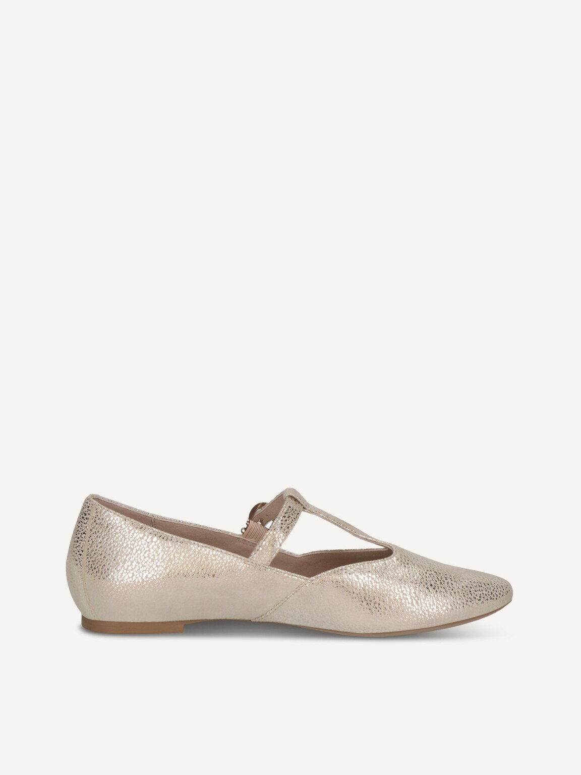 Caprice, Leather Slipper - gold OFFWH/LT GOLD, image 3 of 5