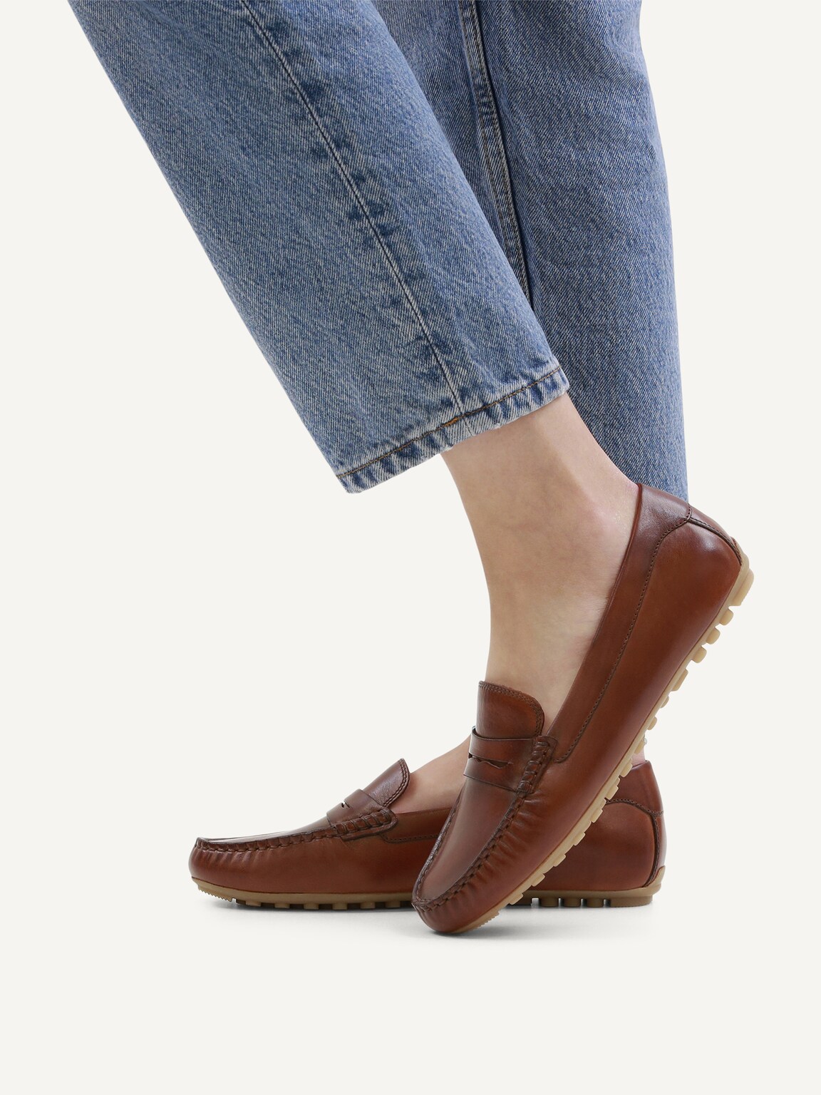 Caprice, Leather Moccasin - brown COGNAC NAPPA, image 2 of 6