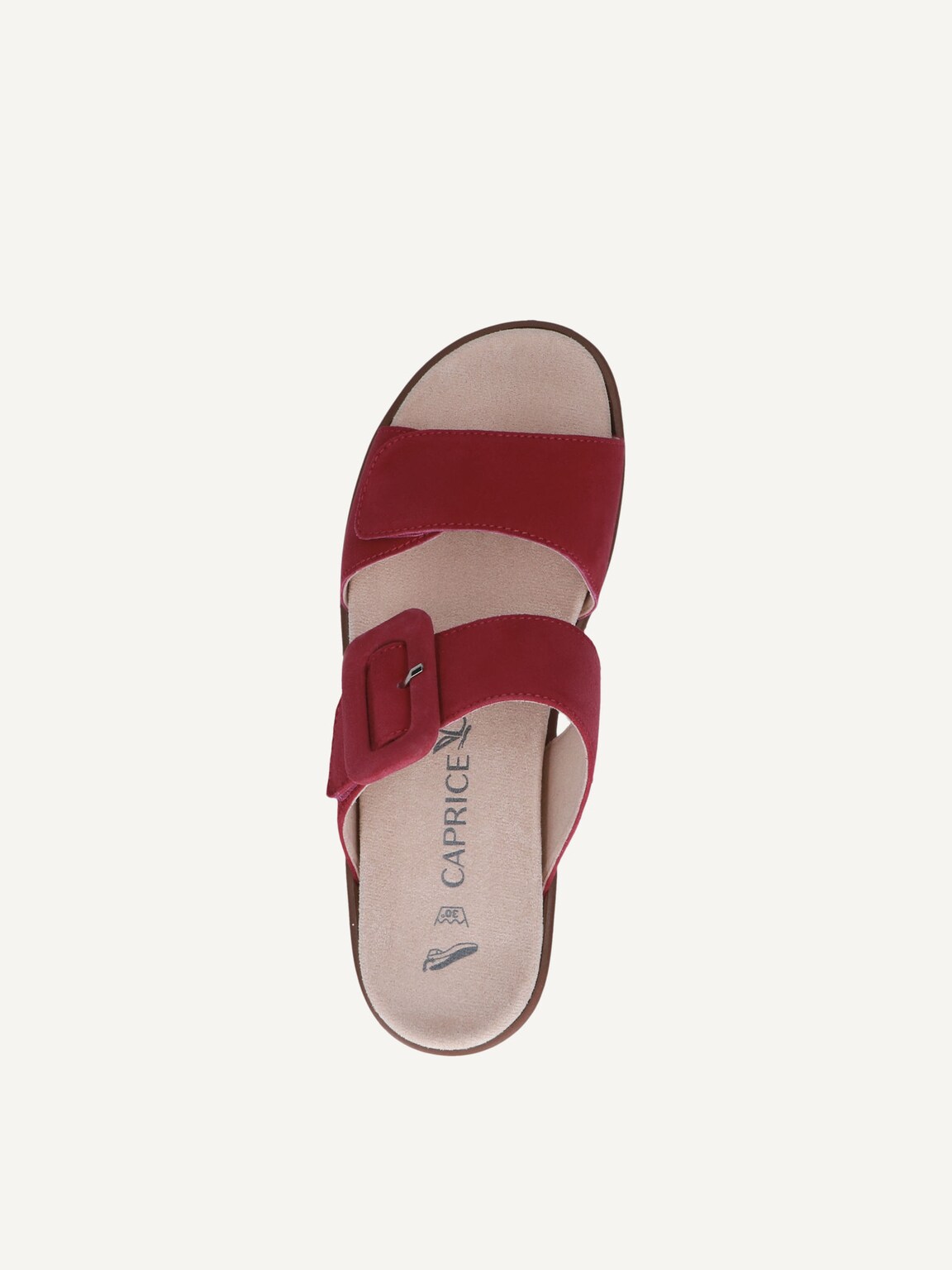 Caprice, Leather Mule - pink FUCHSIA SUEDE, image 5 of 5