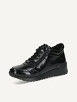 Not selected, Caprice, Leather Sneaker - black warm lining BLACK NAPLAK
