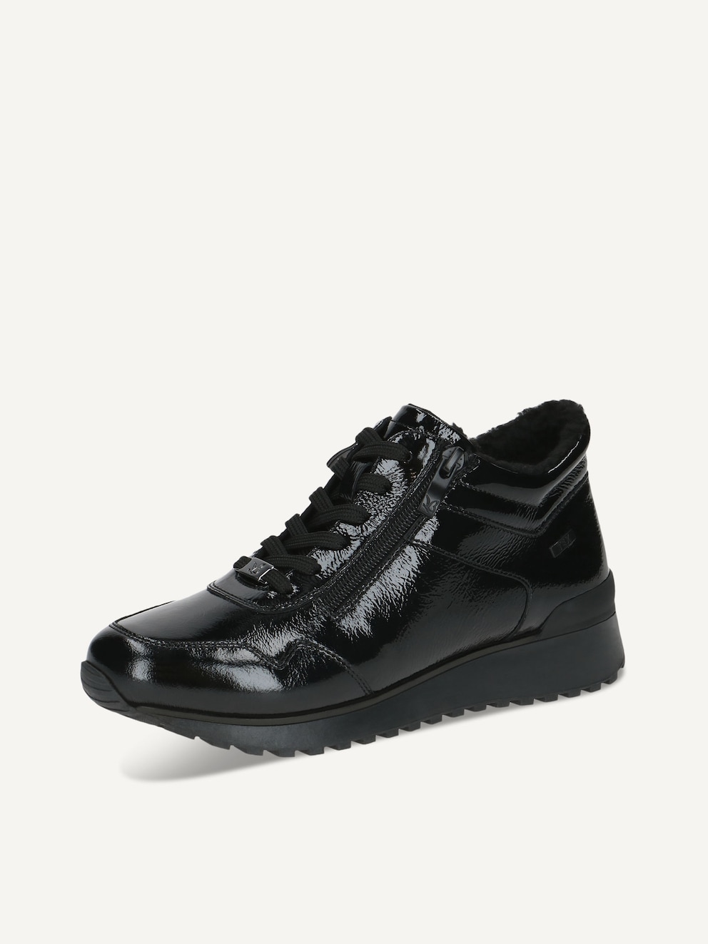 Caprice, Basket en cuir - noir doublure chaude BLACK NAPLAK, image 2 sur 5