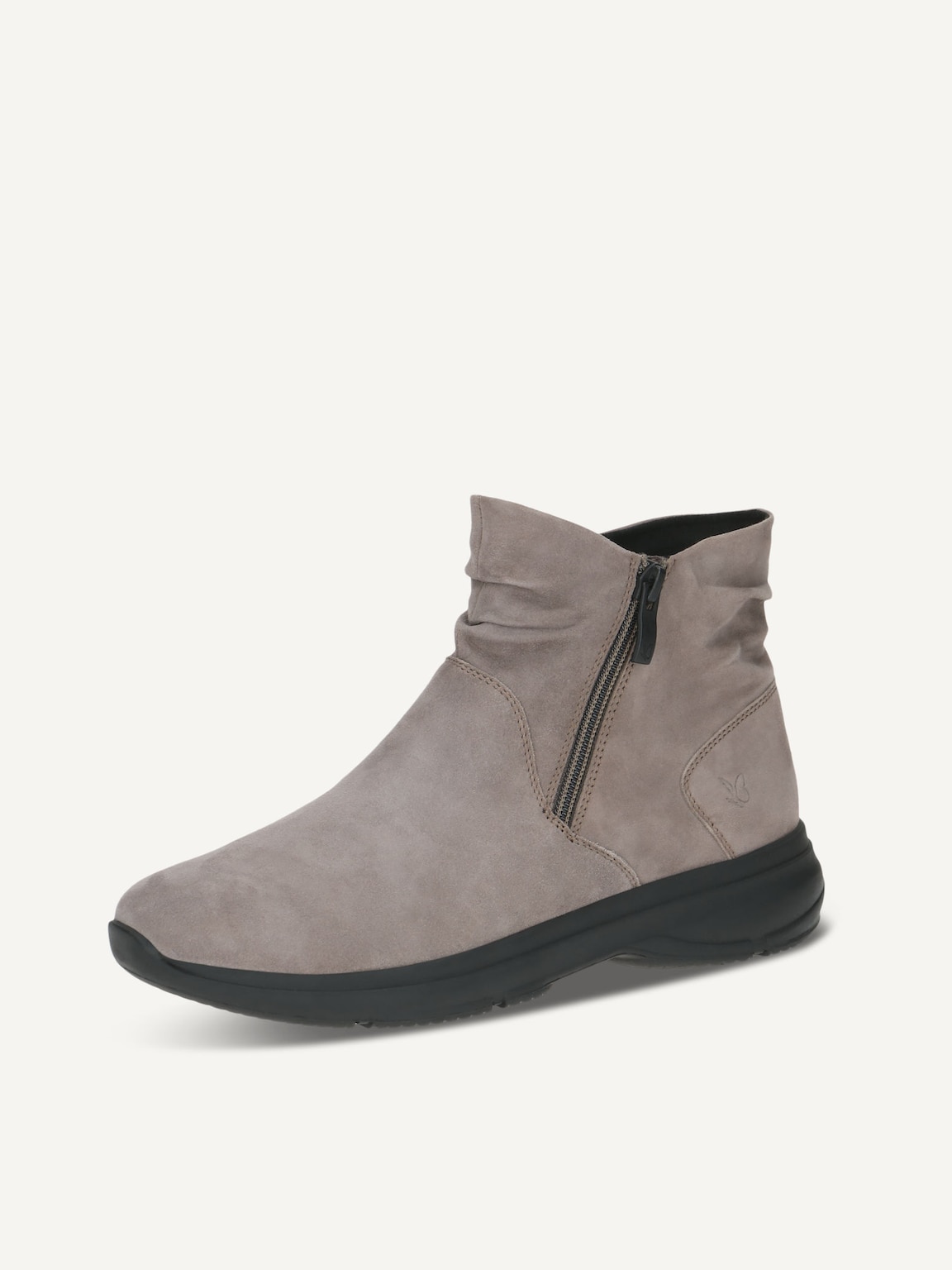 Caprice, Leather Bootie - beige DK TAUPE SUEDE, image 1 of 6
