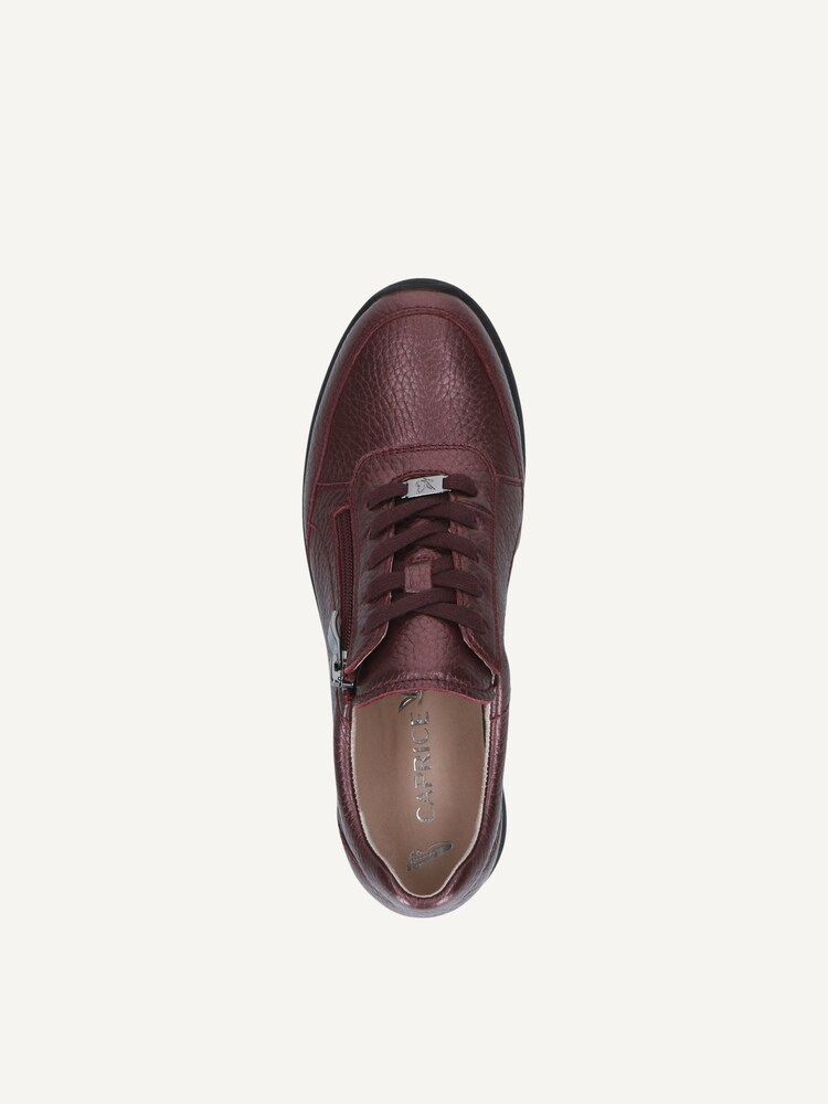 Caprice, Lederhalbschuh - rot BORD PERL.DEER, Bild 4 von 5