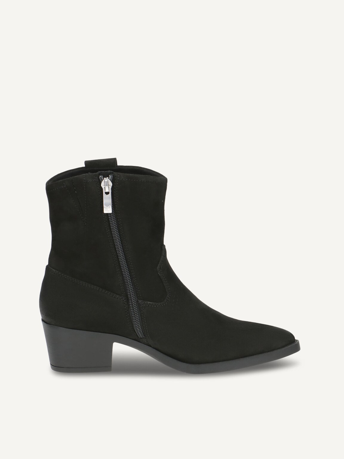 Caprice, Leather Bootie - black BLACK SUEDE, image 3 of 5