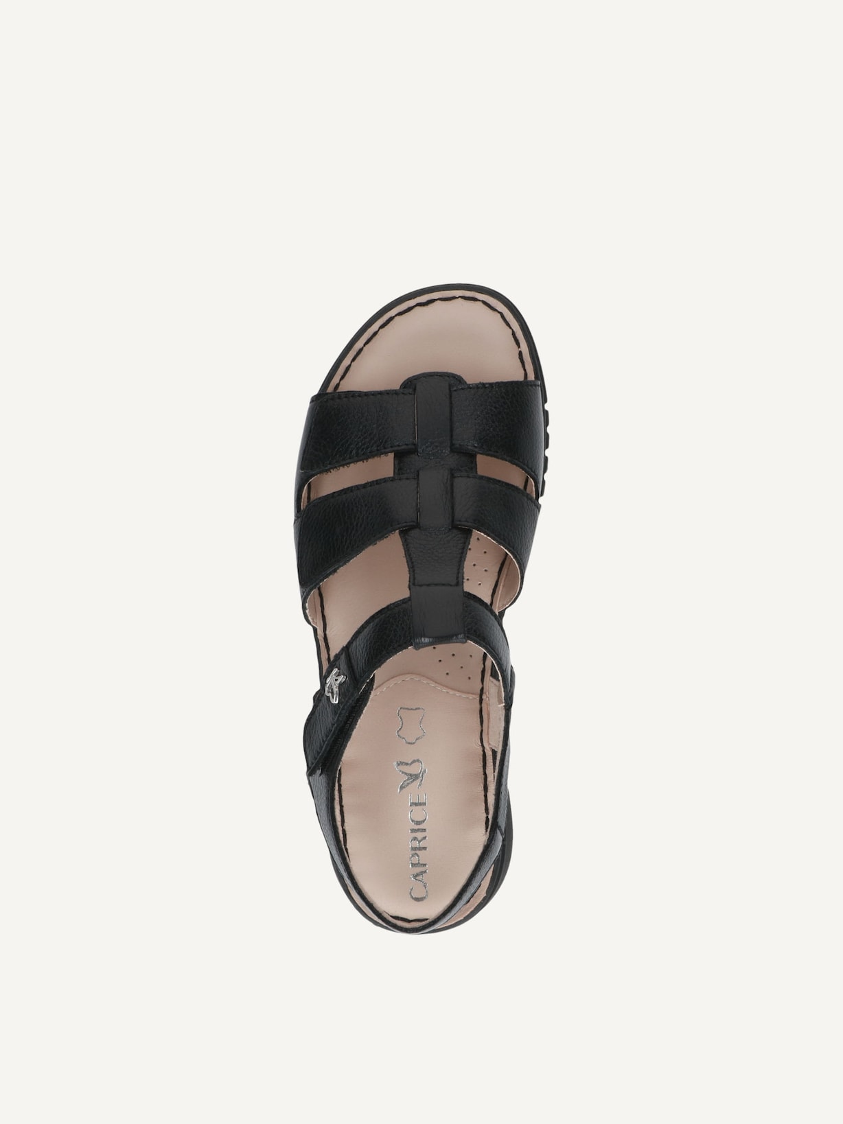 Caprice, Sandale à talon en cuir - noir BLACK NAPPA, image 4 sur 5