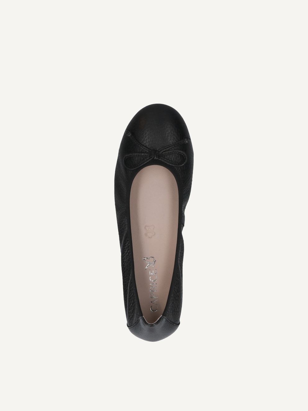 Caprice, Ballerine en cuir - noir BLACK DEER, image 4 sur 5