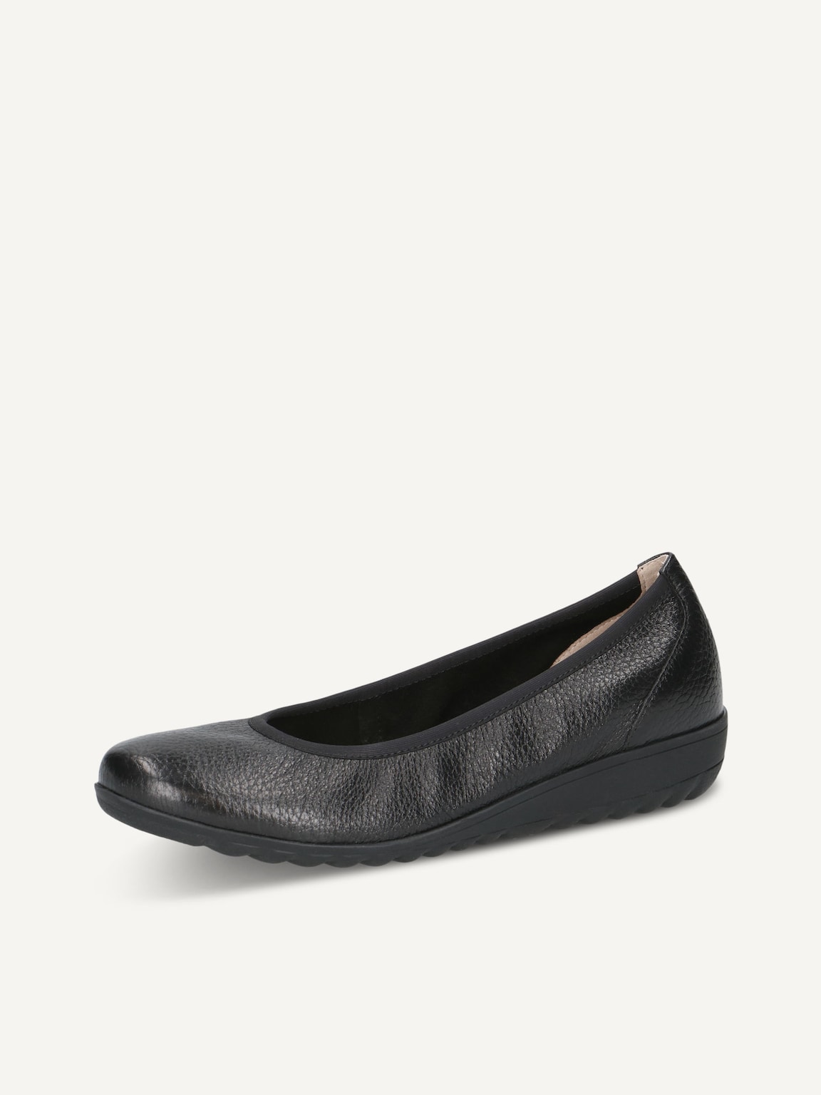 Caprice, Leather Ballerina - black BLACK DEER, image 1 of 5