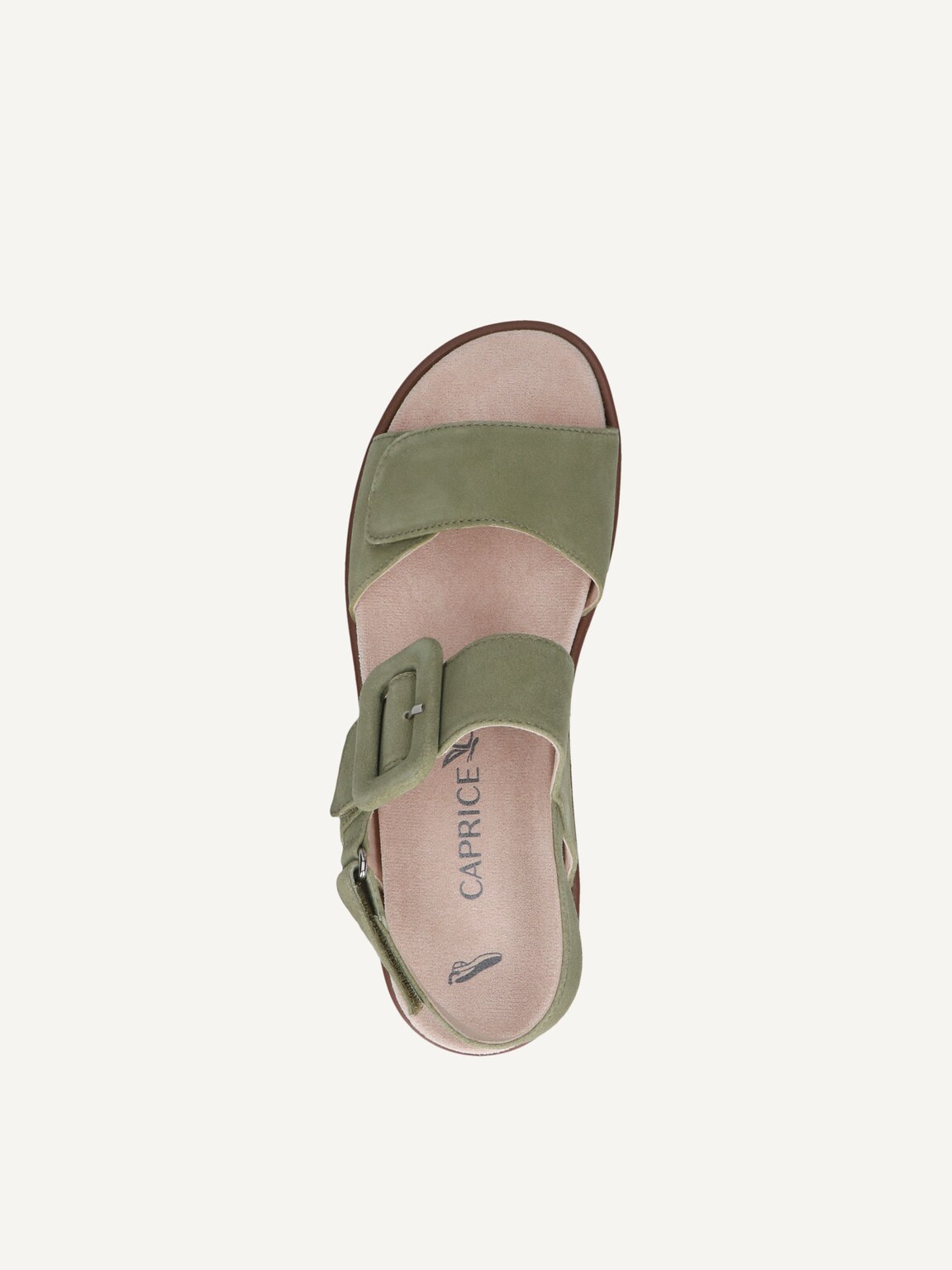 Caprice, Leather Sandal - green GREEN SUEDE, image 5 of 5