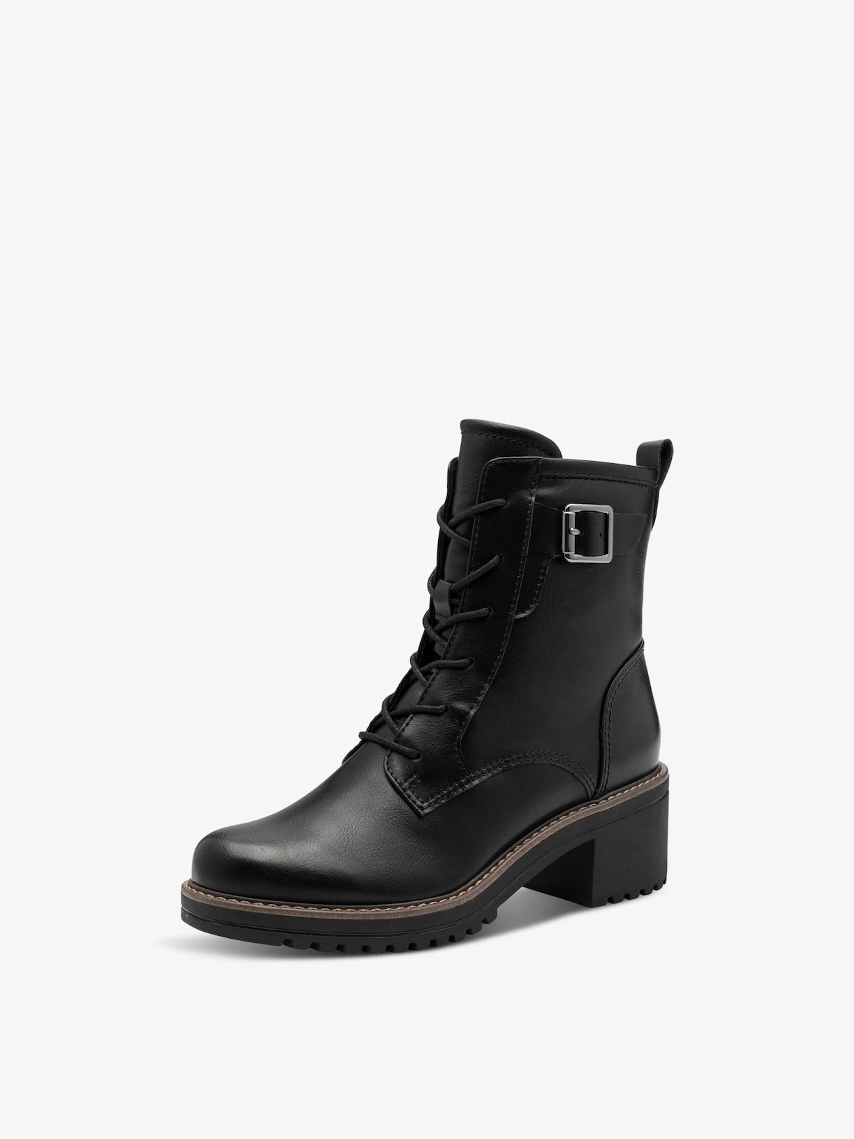 Marco Tozzi, Enkellaarsje - zwart BLACK, afbeelding 1 van 6