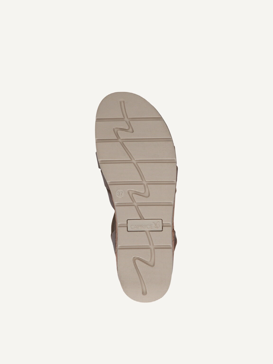 Caprice, Leather Sandal - brown TAUPE METALLIC, image 4 of 5
