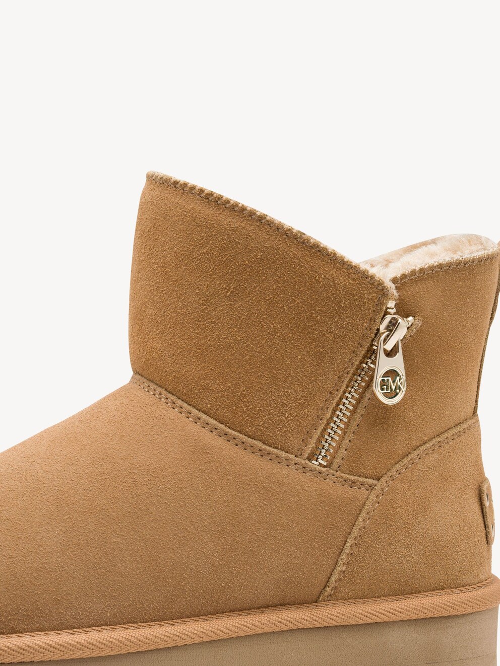 Marco Tozzi, Lederstiefelette - braun Warmfutter COGNAC, Bild 4 von 6
