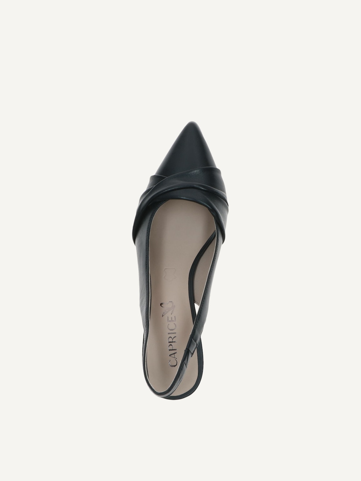 Caprice, Leather sling pumps - blue OCEAN NAPPA, image 5 of 5