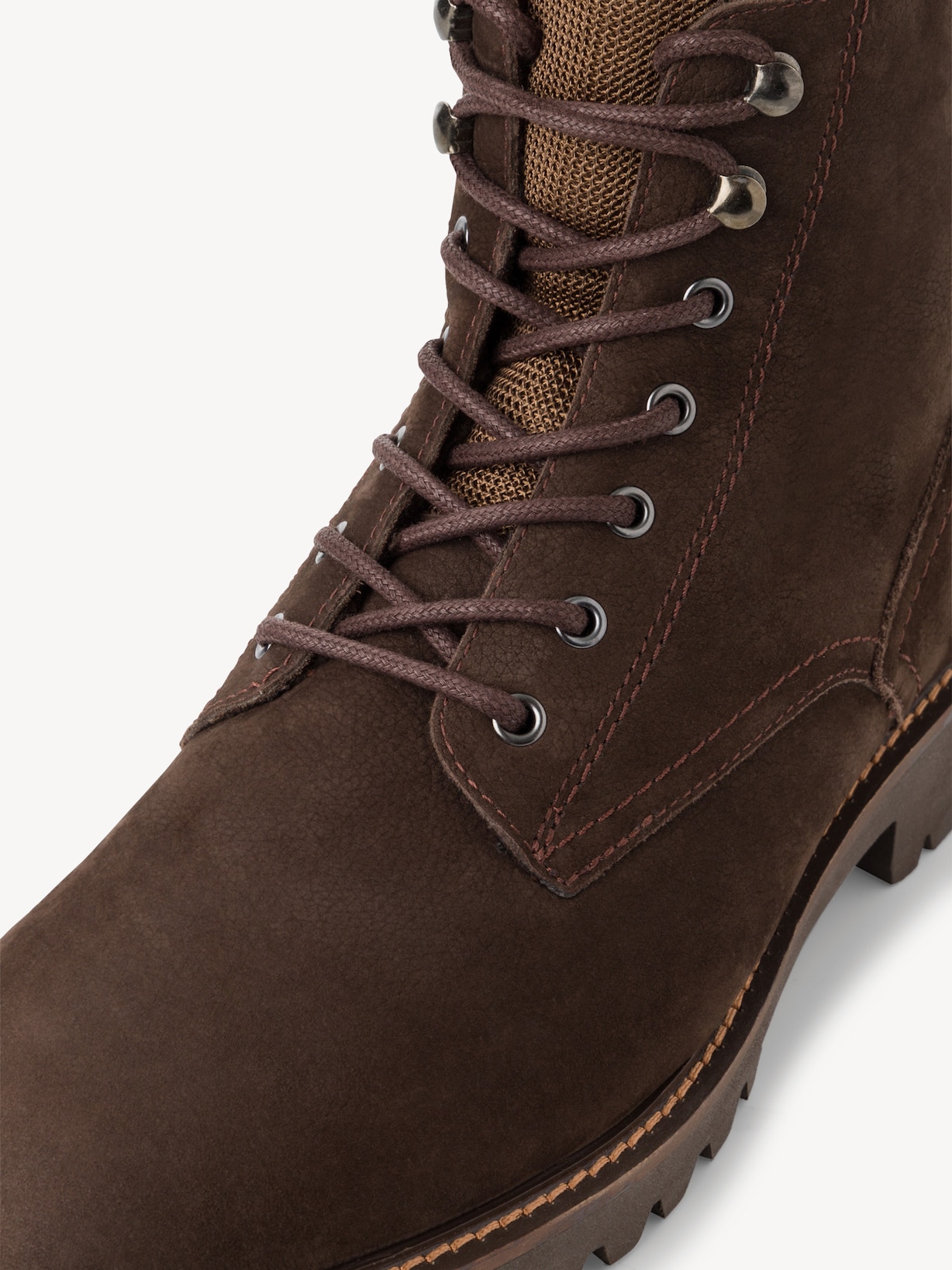 Marco Tozzi, Leren Enkellaarsje - bruin warme voering MOCCA NUBUCK, afbeelding 5 van 7