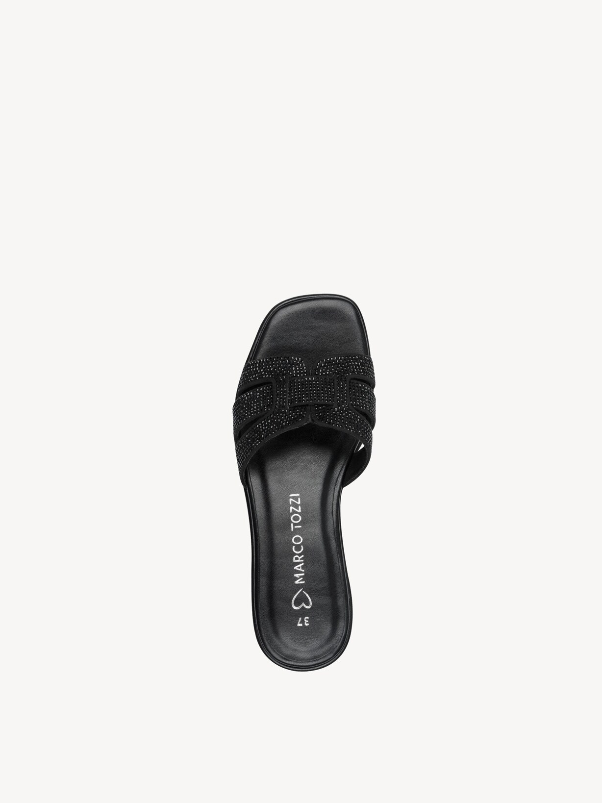Marco Tozzi, Pantolette - sort BLACK, billede 5 af 6