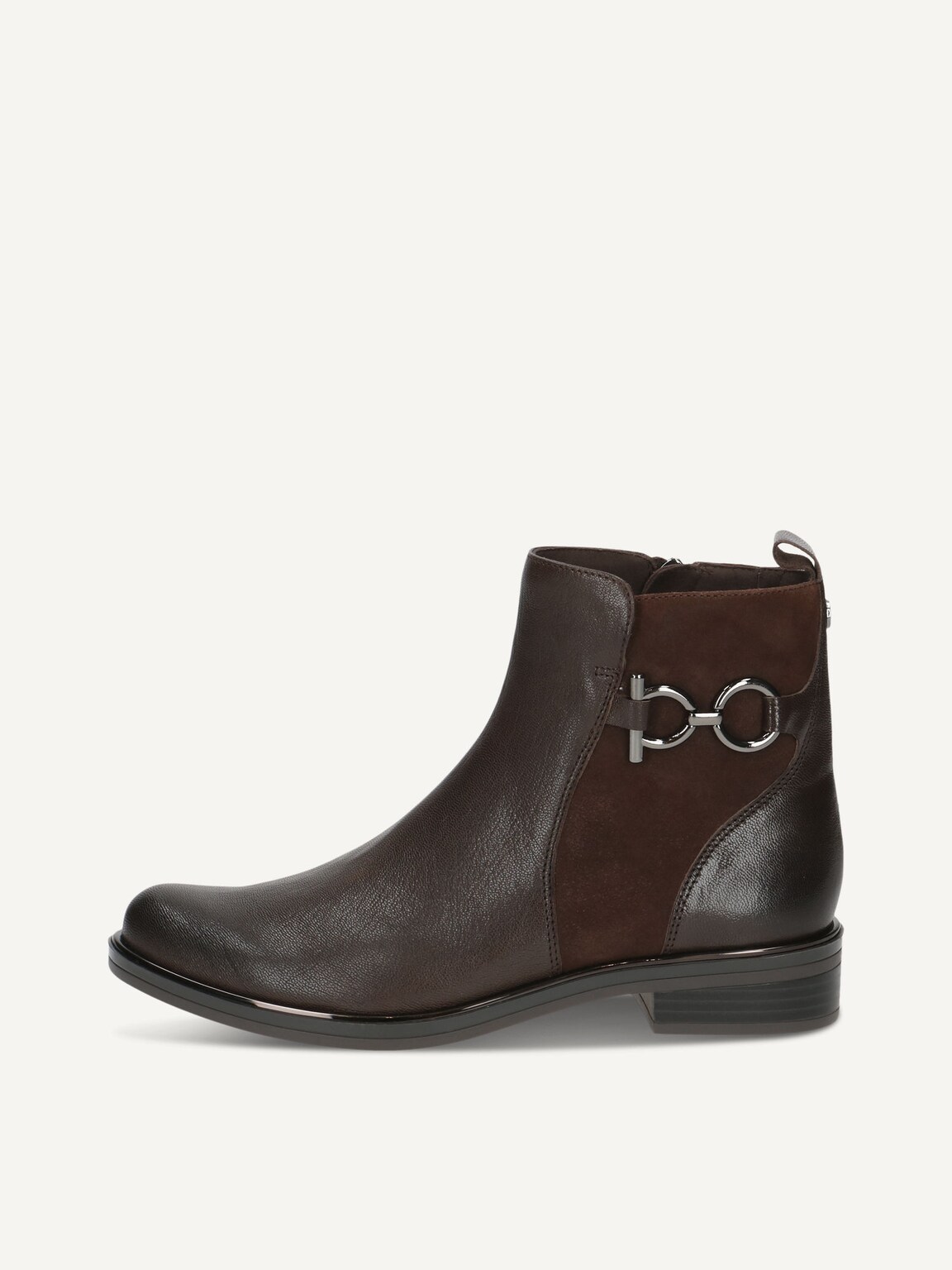 Caprice, Leather Bootie - brown DK BROWN COMB, image 2 of 5