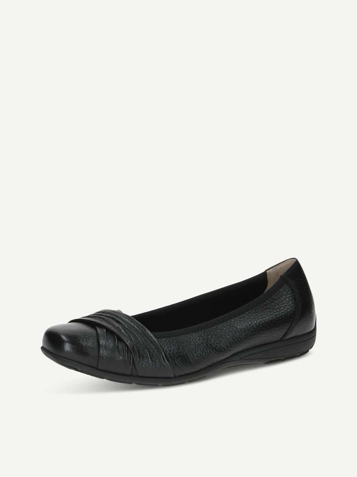 Caprice, Leather Ballerina - black BLACK DEER, image 1 of 5