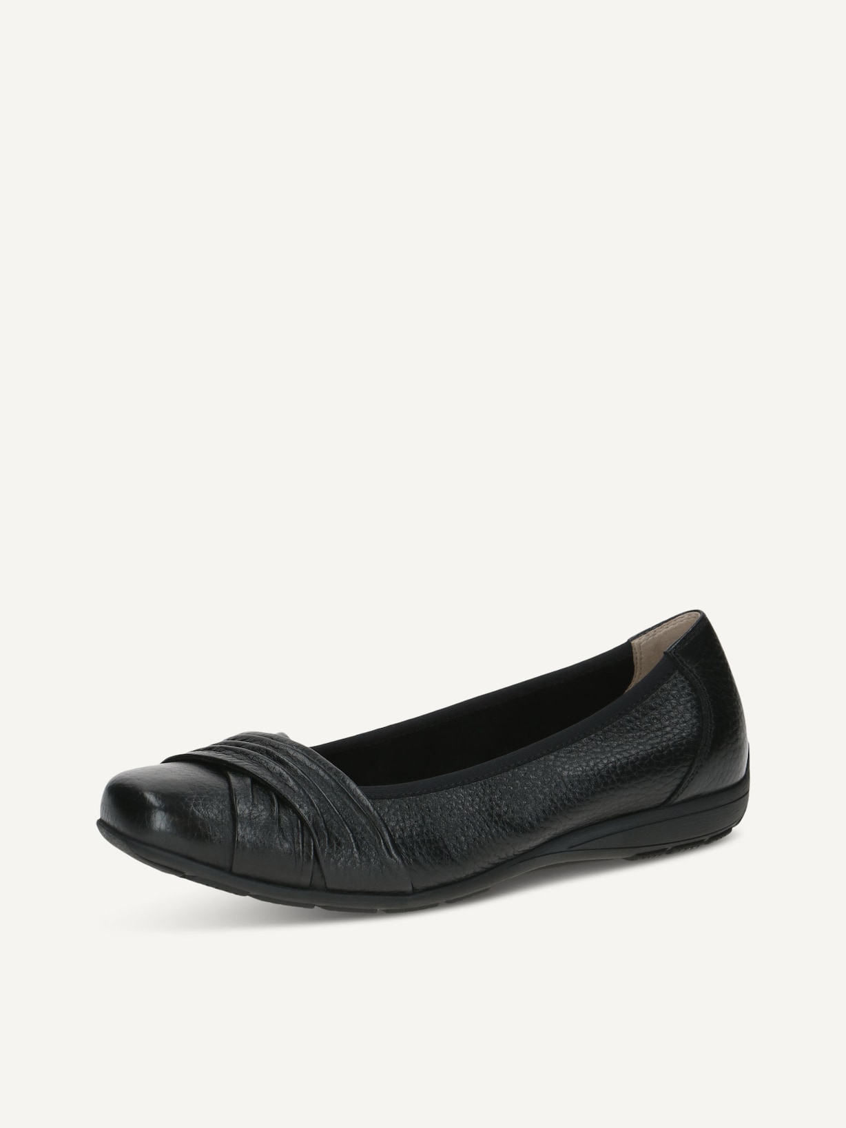 Caprice, Ballerine en cuir - noir BLACK DEER, image 2 sur 5