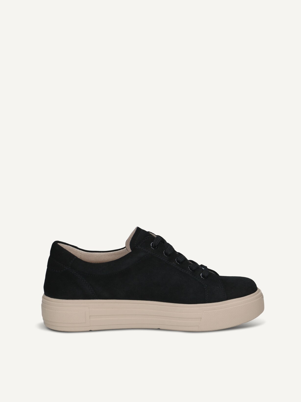 Caprice, Basket en cuir - noir BLACK SUEDE, image 3 sur 5