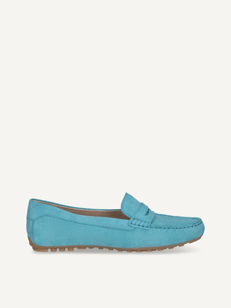 Caprice, Mocassin en cuir - bleu BLUE SUEDE, image 4 sur 6