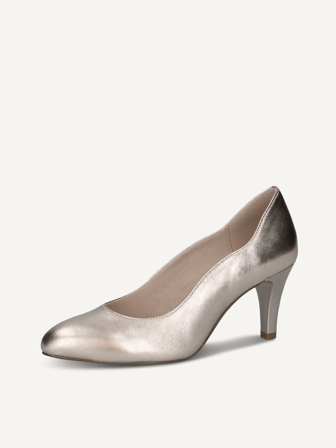 Caprice, Leather Pumps - brown TAUPE METALLIC, image 1 of 5