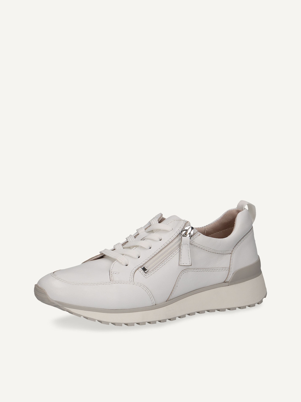 Caprice, Leather Sneaker - white WHITE NAPPA, image 1 of 5