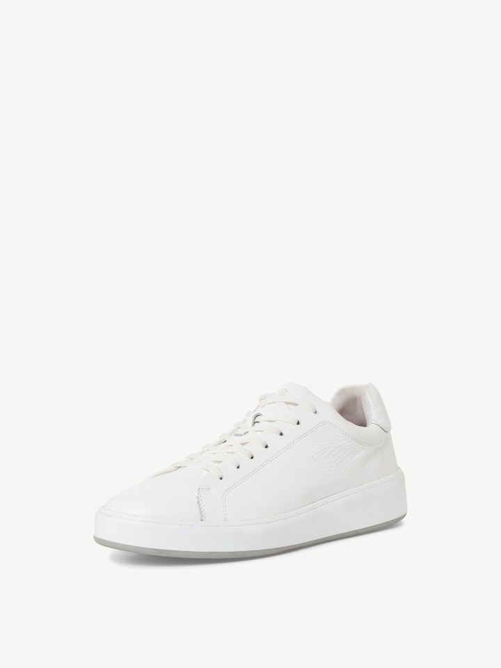 Marco Tozzi, Ledersneaker - weiß WHITE