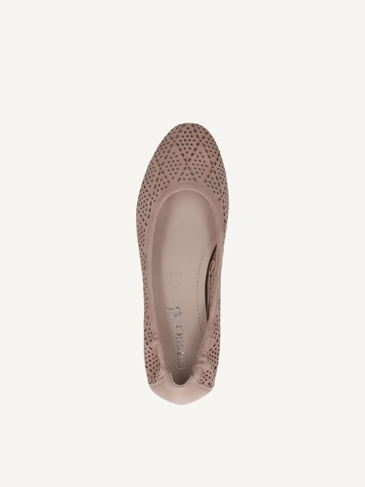 Caprice, Ballerine en cuir - marron BARK SUEDE, image 5 sur 6