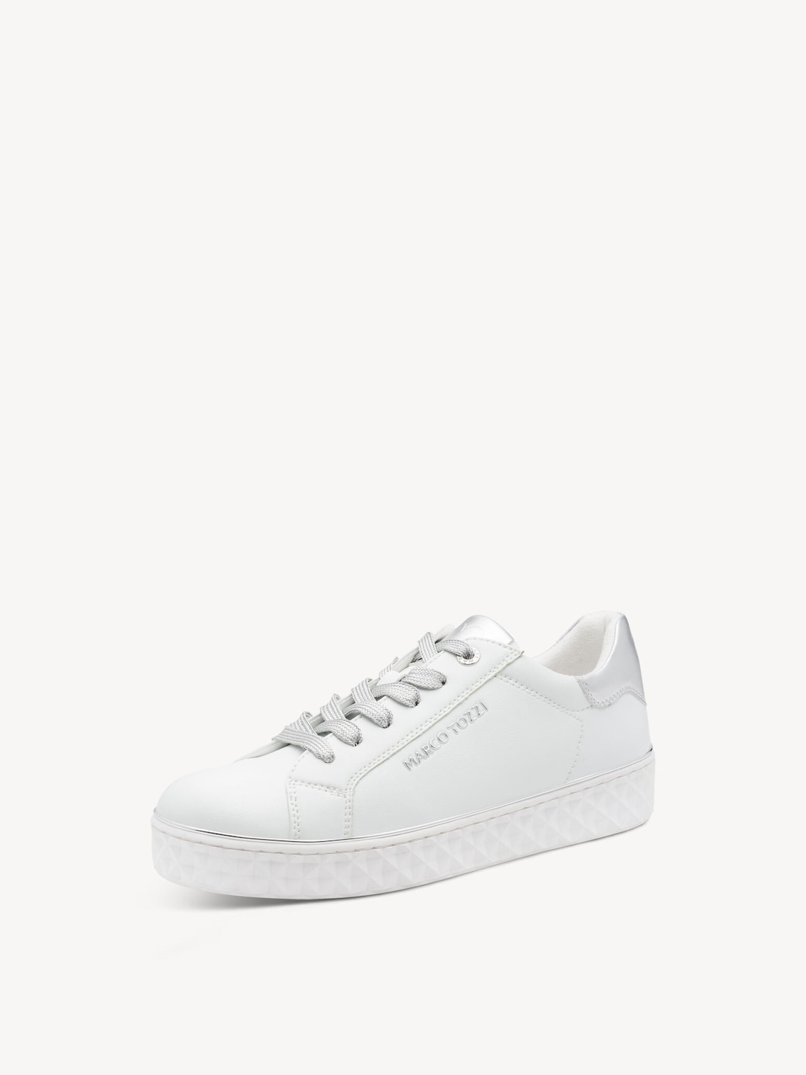 Marco Tozzi, Sneaker - bianco WHITE COMB, immagine 2 di 6
