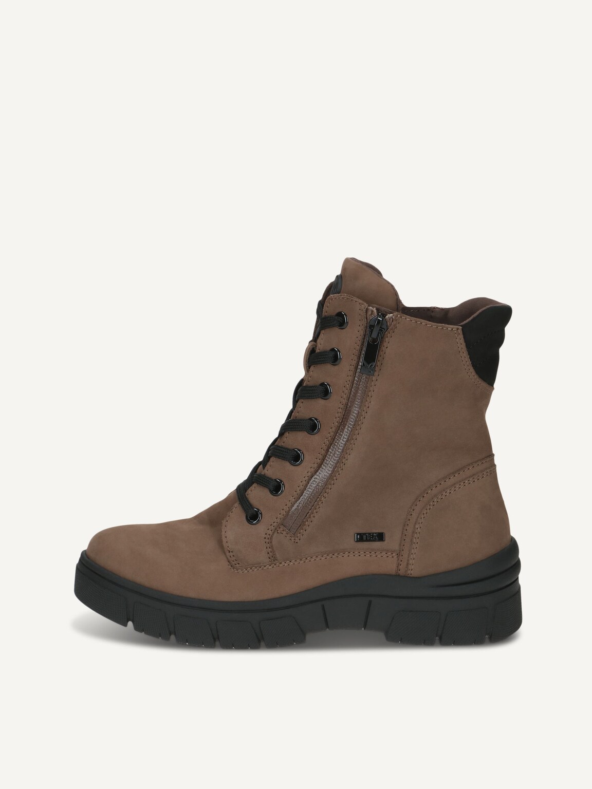 Caprice, Leather Bootie - beige warm lining TAUPE COMB, image 2 of 5