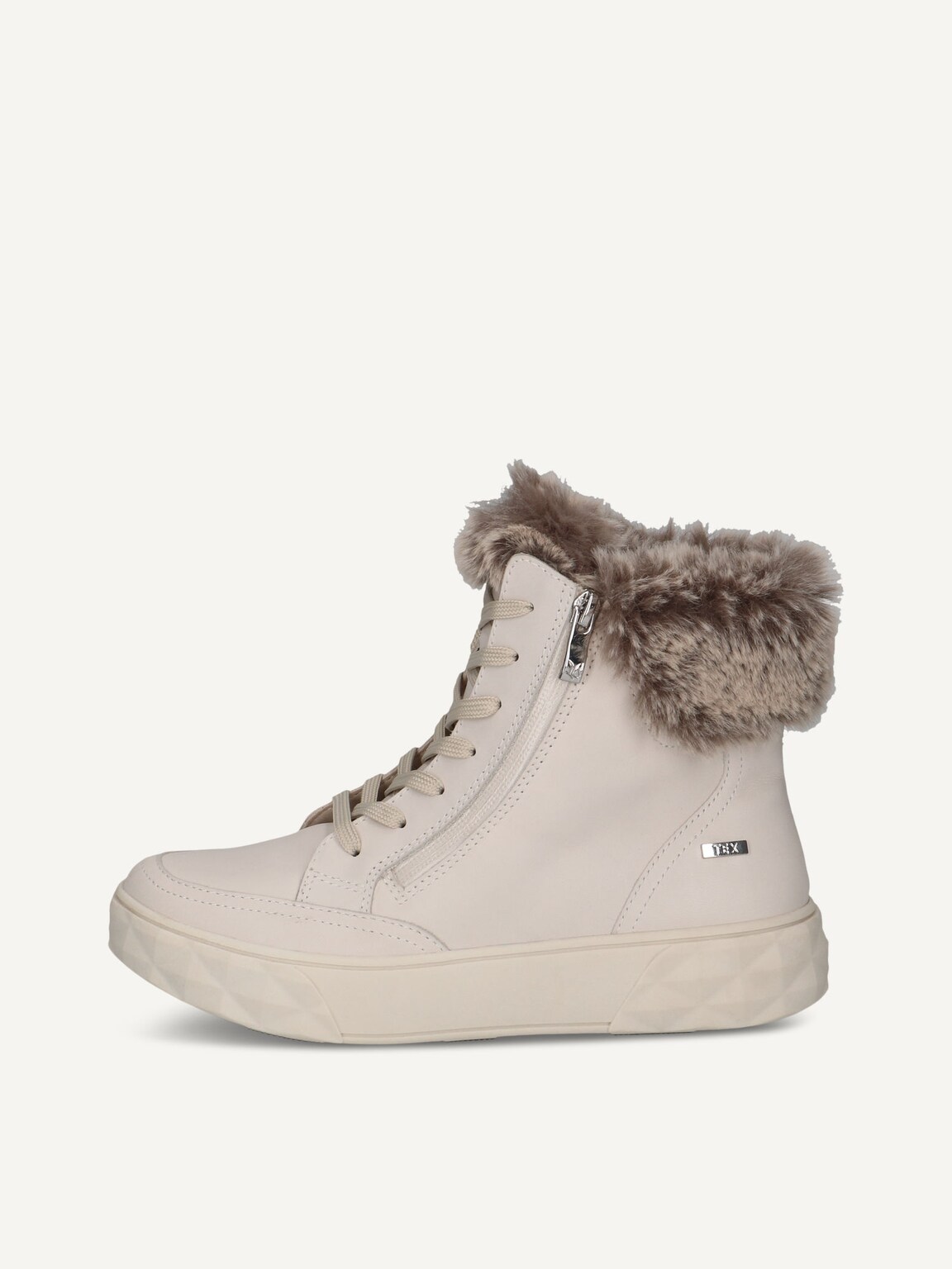 Caprice, Bootie - beige warm lining CREAM NAPPA, image 2 of 5