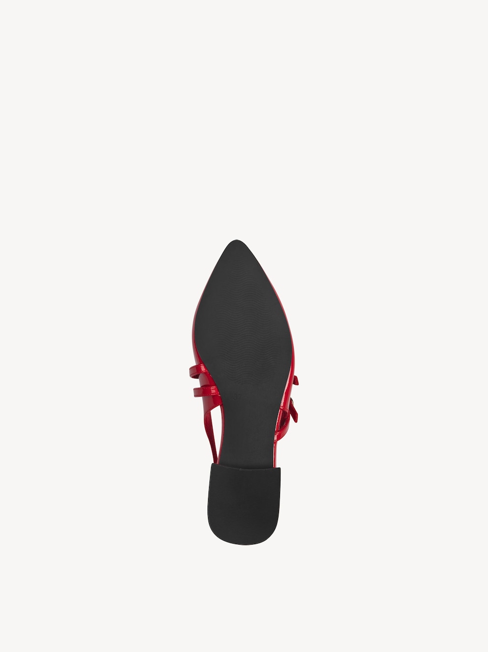 Marco Tozzi, Slingpumps - rød RED PATENT, billede 3 af 6