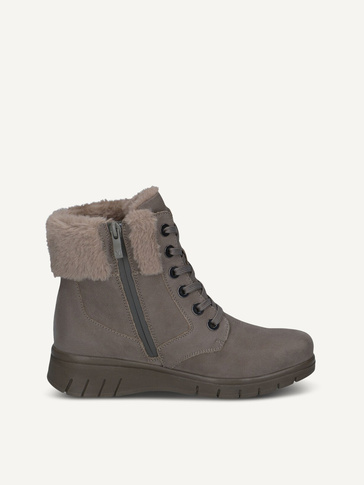 Caprice, Bottine - beige doublure chaude TAUPE NUBUC, image 3 sur 5