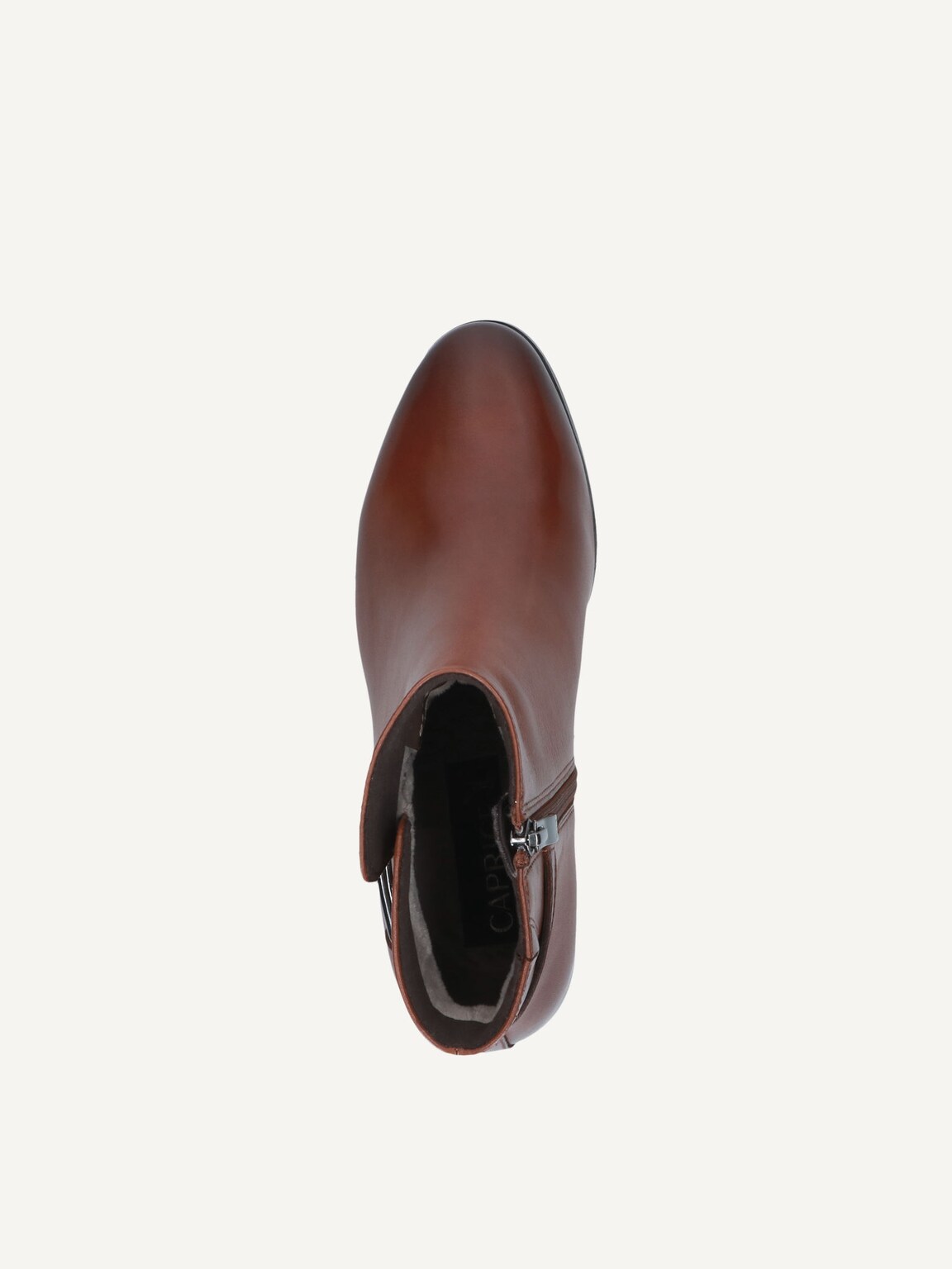 Caprice, Leather Bootie - brown COGNAC NAPPA, image 5 of 5