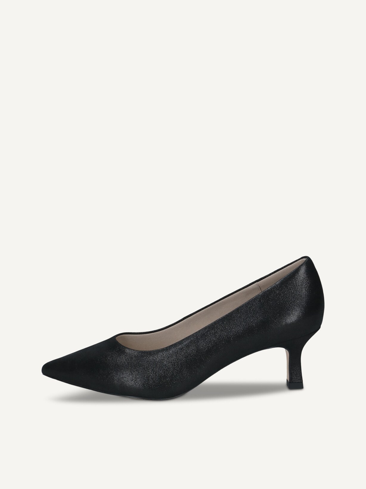 Caprice, Escarpin en cuir - noir BLACK METALLIC, image 1 sur 5